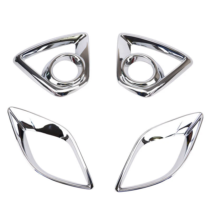 Set For 2012-14 Mazda Cx-5 Cx5 Chrome Front Rear Reflector Fog Light Cover Trim | Автомобили и мотоциклы