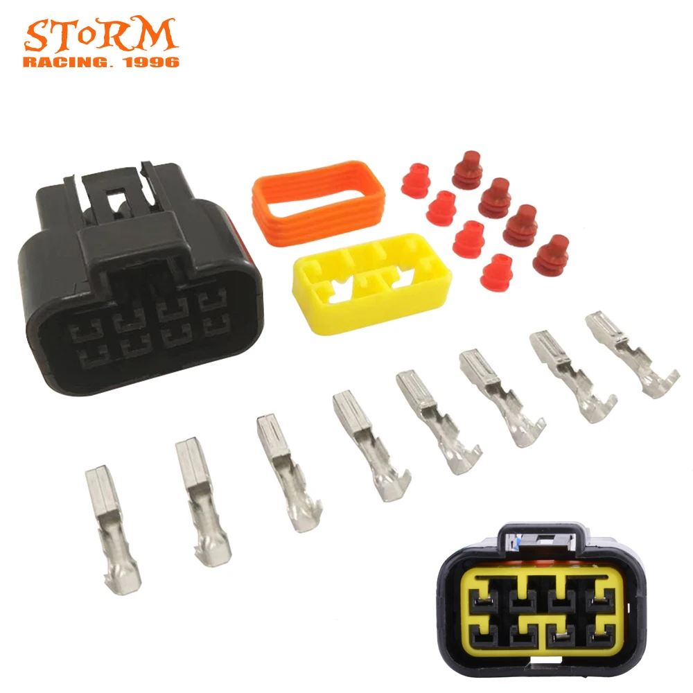 

Motorcycle Waterproof 8 Pin Ignition Connector Igniter Plug For ZONGSHEN NC250 NC450 NC 250 450