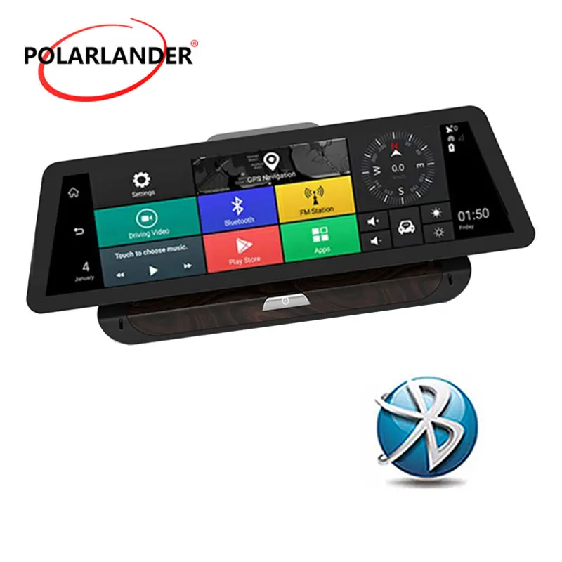Android 5 1 Bluetooth Wi Fi 10 дюймов gps навигации 4 г HD вождение автомобиля регистраторы ADAS