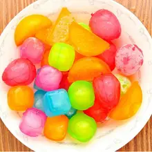 6 шт. фруктовые кубики льда квадратной формы LDPE пищевые пластиковые многоразовые разноцветные кубики льда вечерние инструменты для охлаждения