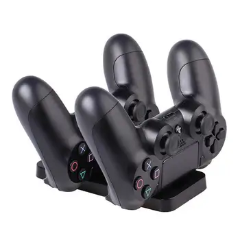 

For PS4 Wireless Controller Dual Charging Dock Stand Station