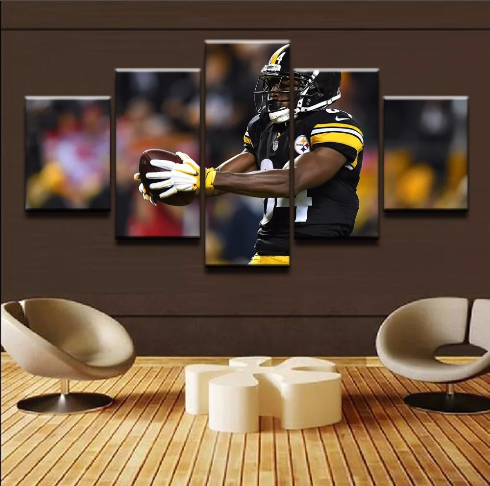 

Top-Rated Canvas Print Paintings Home Decorative 5 Pieces Sport Rugby Player Posters For Modern Living Room Wall Art Framework