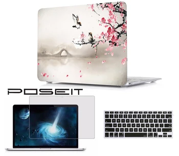 

Laptop Hard Shell Case Keyboard Cover LCD Film For 11 12 13 15" Apple Macbook Air Pro Release 2018 A1989 A1990 A1706 A1466 ZH