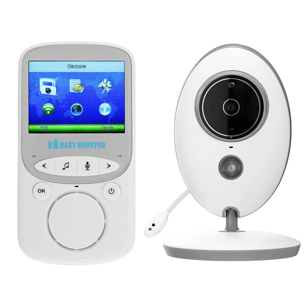 

Safurance Wireless Baby Monitor LCD Audio Talk Night Vision Digital Video Temperature Baby Healthy Pet Safe Camera Device