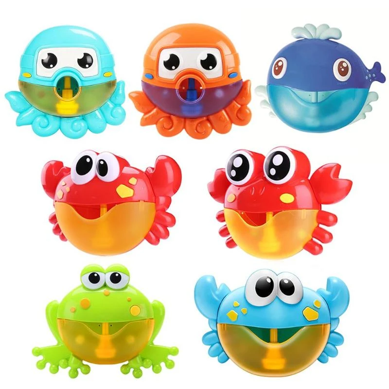Electric Crab Bubble Machine Bathtub Bubble Maker Light Music Baby Bath Soap Machine Toy Swimming Blower Toy Water Fun For Kids Bath Toy Aliexpress