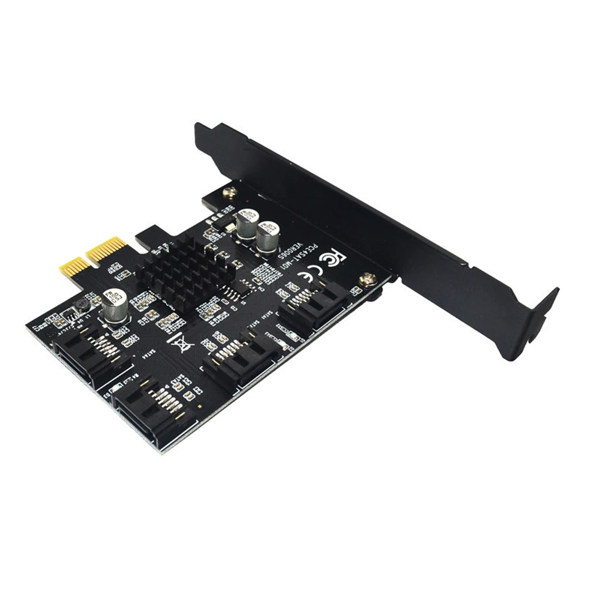Плата расширения PCI E для контроллера sata3.0 4 порта 6G плата IPFS жесткий диск mining card