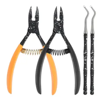 

2pcs/set Professional Stainless Steel Toenail Care Tool Ingrown Toenail Clipper Toenail Hook