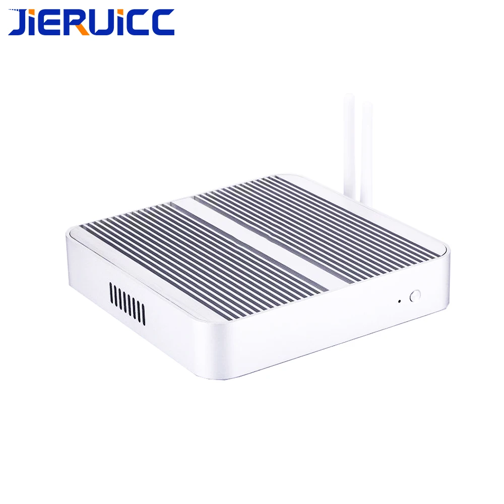 

FANLESS aluminium alloy i5 7200U i3 7100U DDR3 RAM JIERUICC Windows 10 i7 Mini PC Micro Barebone 620 Graphics