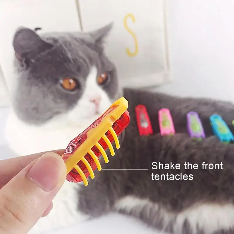 Кошка электрическая игрушка забавный кот сбегающий препятствия автоматически переворачивается Электрический Кот игрушка для домашних животных насекомые кошки интеллект тренировка