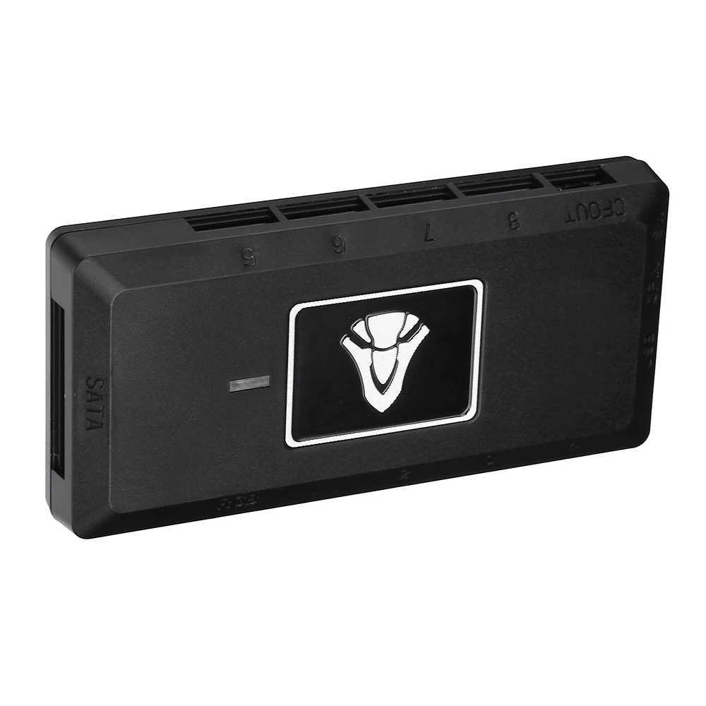 

Cooling Fan RGB Light Effect Controller Control Box Support AURA SYNC omputer Cooler Cooling RGB Case Fan Controller