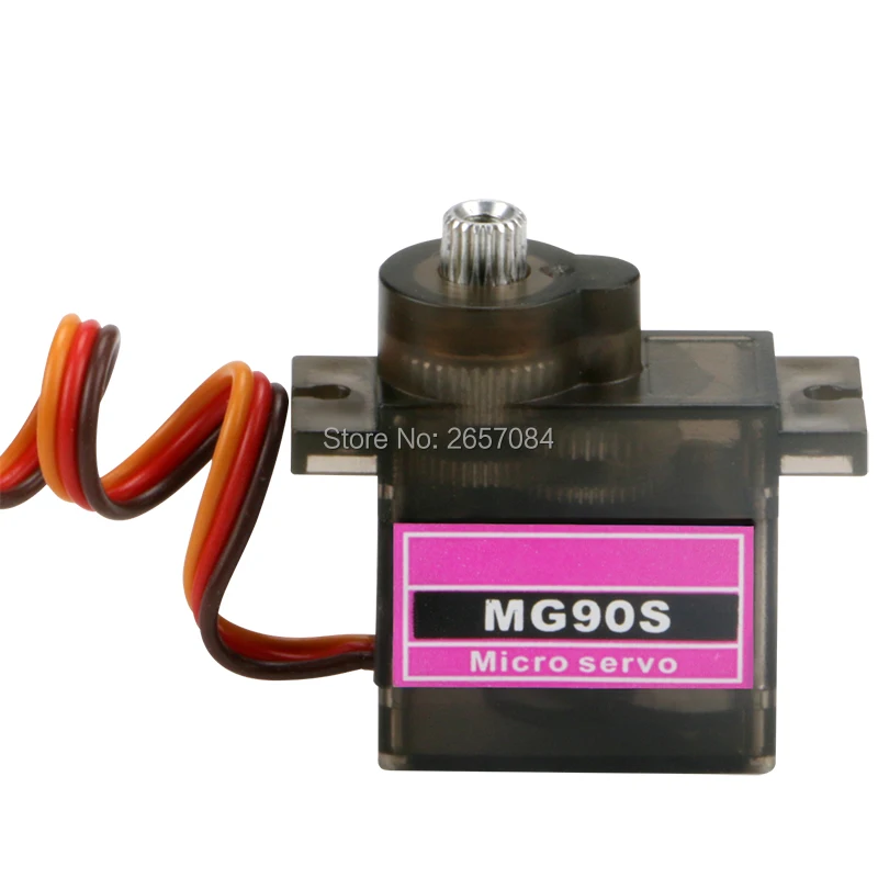 2 шт./лот MG90S mg90s металлическая шестерня цифровая 14g Мини сервопривод для