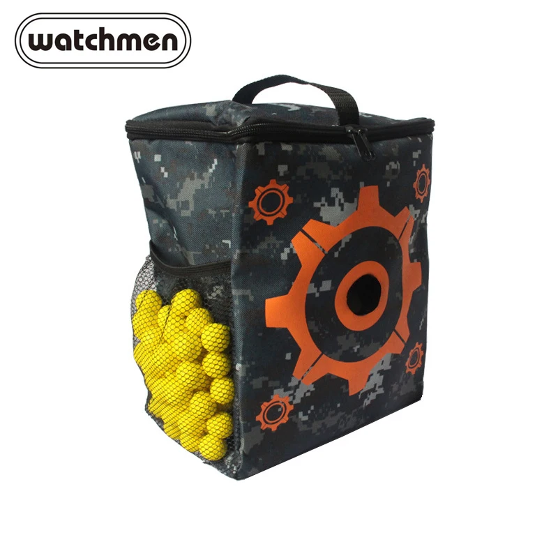 

For Nerf Children KidsOxford Cloth Target Pattern Shooting Practice Bag Soft Bullet Bag for Nerf Accessories