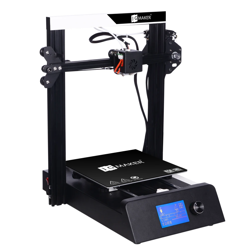 JGAURORA Magic DIY 3d принтер 220x220x250 мм Высокоточный металлический каркас ЖК экран 3D