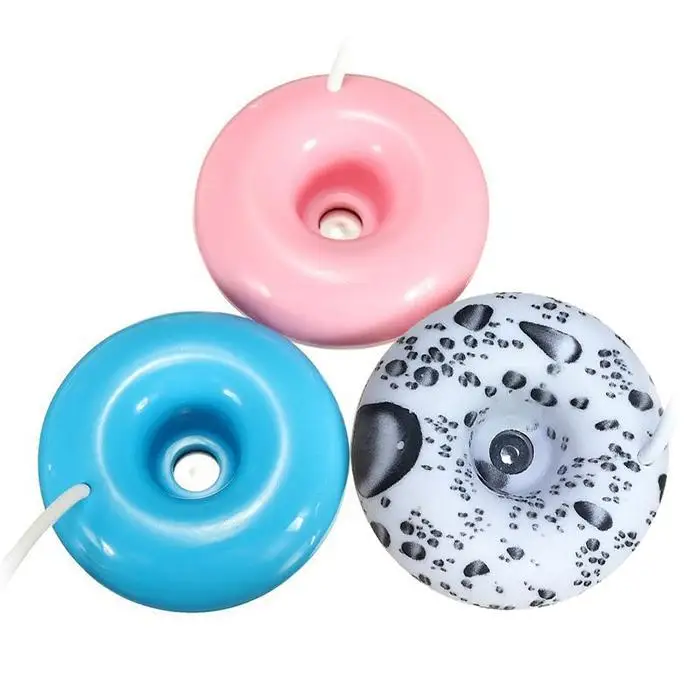 

USB Office Desktop Donut Humidifier Steam Diffuser Mini Portable Humidifier Portable Creative Air Purifier #