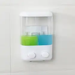 AsyPets двойной мыльный дезинфицирующий шампунь диспенсер с присоской для ванной комнаты душа