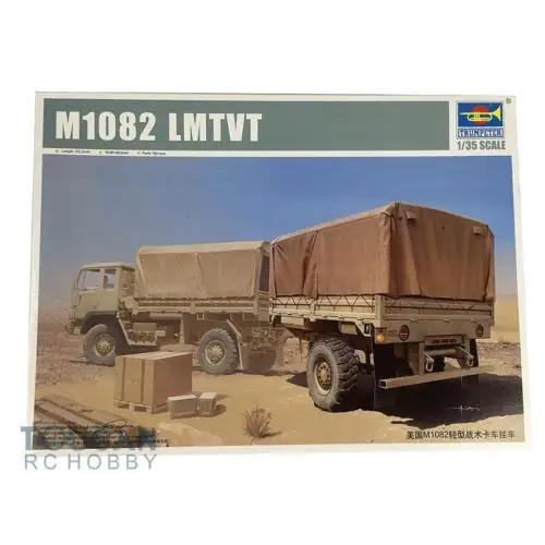 Trumpeter US Army LMTVT M1082 светильник Strike Vehicle Trailer 01010 Комплект модель автомобиля