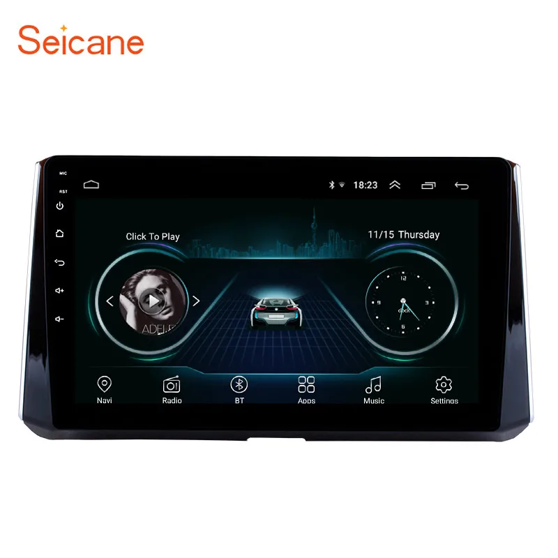 

Seicane Android 8.1 10.1" for 2019 Toyota Corolla Head unit HD Touchscreen Radio GPS Navigation System Support 3G Wifi SWC