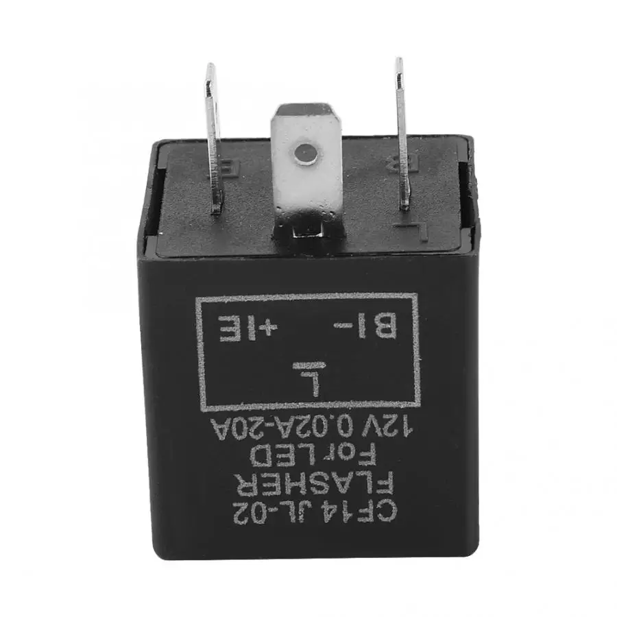 12 V 3 Pin LED Flasher Rel/è Regolabile LED Rel/è Lampeggiante Rel/è Segnale Indicatore Rel/è CF13-JL02 Fix per Indicatore di Segnale Lampeggiante Luce