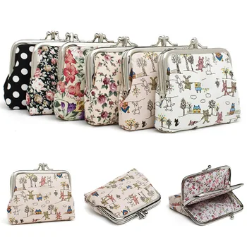Kawaii Children Wallet Canvas Women Coin Purse Small Mini Bag For Coin Plush Purse Wallet Girl Little Bag For Ladies Small Pouch unishow cute bow wallet women small female purse brand lock designer ladies wallet mini coin purse girl change bag card holders