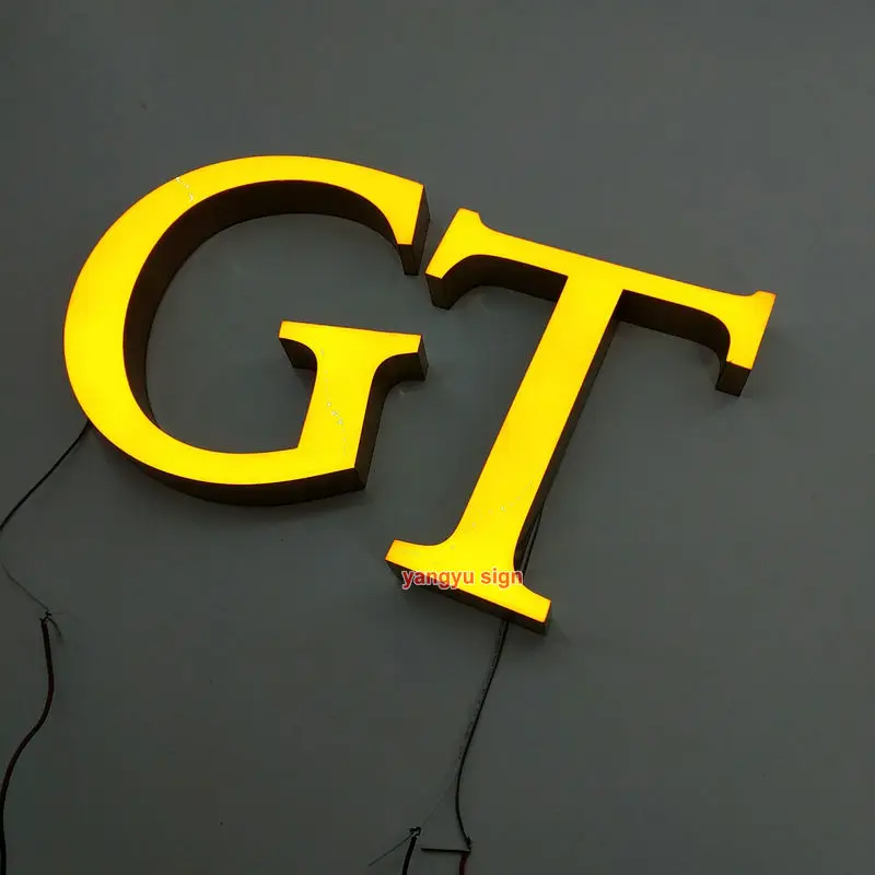 

Custom factory advertising sign epoxy resin 3D Led signs advertising