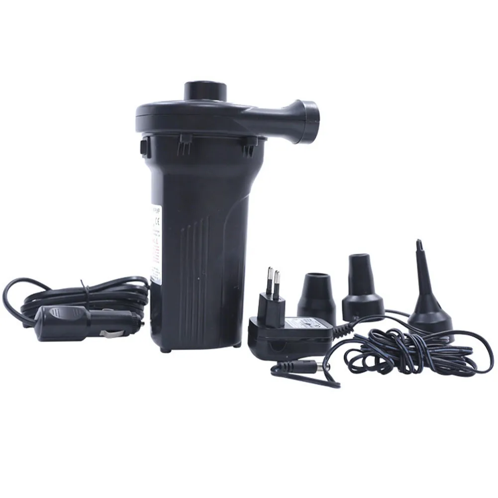 

Rechargeable With 3 Nozzles Air Compressor High Efficiency Inflating And Deflating Air Pump Electric Durable Easy Operation