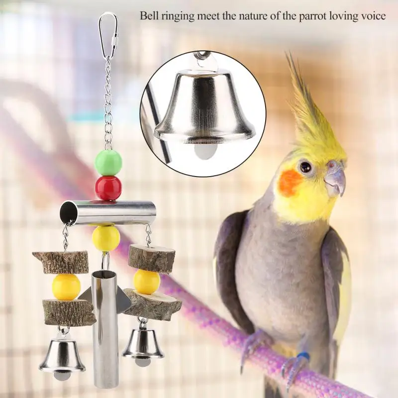 Pet Bird Chewing Toy Parrots Cage Bite Toys Pet Birds Chewing Hanging