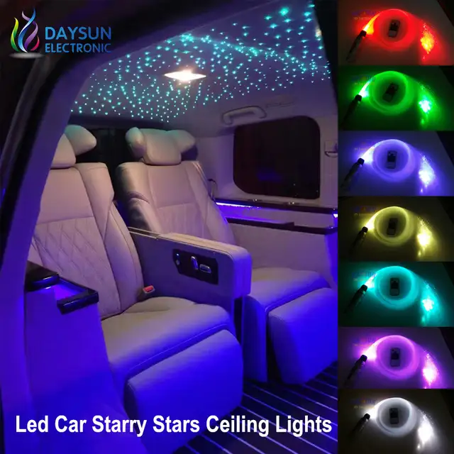 Us 59 59 Car Roof Decoration Lights Optic Starry Stars Ceiling Light Kit With End Glow Fiber Cable 100pcs 150pcs 200pcs Stars Remote In Optic