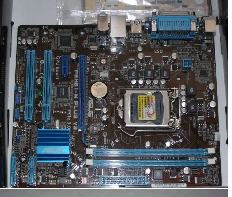 ASUS P8H61-M PLUS V3 original motherboard LGA 1155 DDR3 boards 16GB USB2.0 H61 Desktop USED | Компьютеры и офис