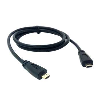 

10pcs/lot 1M Micro HDMI Male to Micro HDMI Male Type D to Male D Cable for MOTO HTC DC DV Black