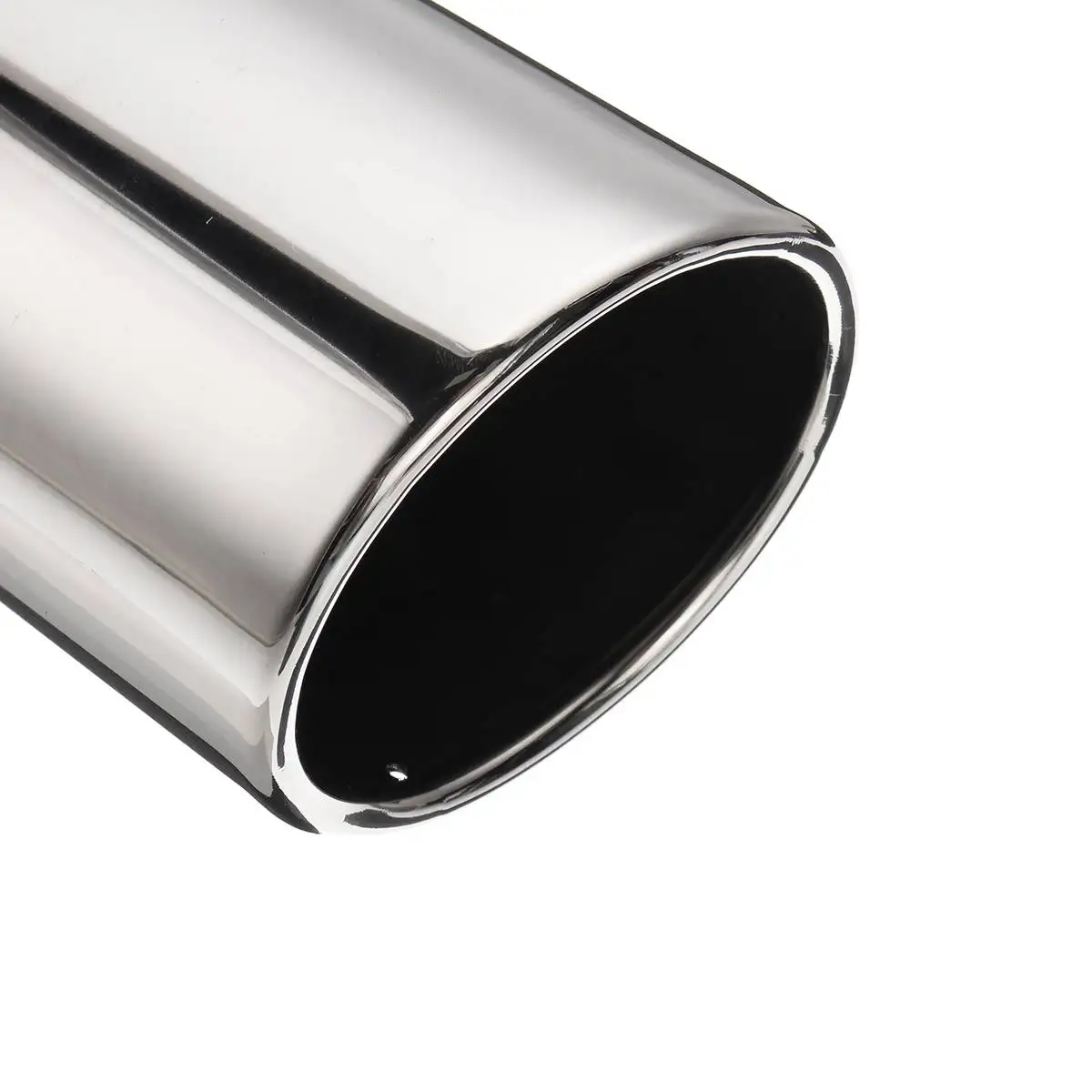 Bolt-On 15/" Chrome Stainless Steel 4/" Inlet 8/" Outlet Truck Exhaust Muffler Tip