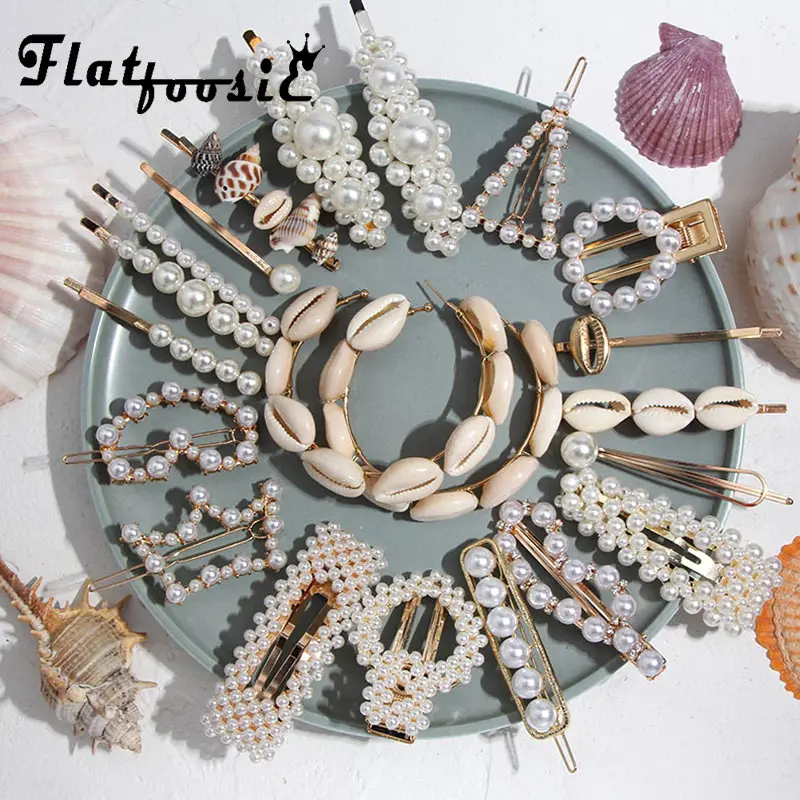 

Flatfoosie 2019 Fashion Women Simple Sea Shell Freshwater Pearl Drop Earrings Summer Boho Natural Jewelry Handmade Earrings Girl