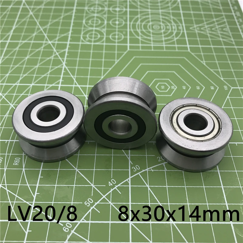 2019 Time limited New V Groove Guide Roller Bearings Lv20/8 Zz V 30