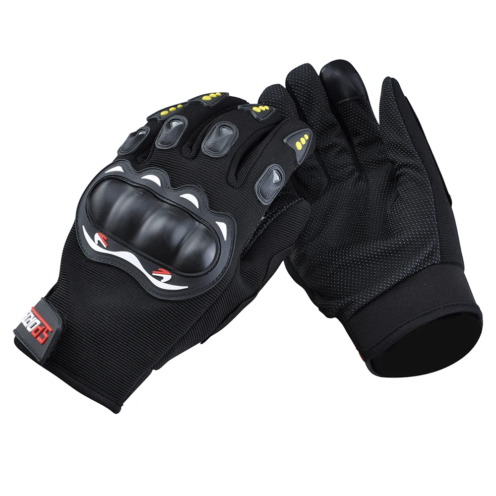 Riding Gloves Cycling Motorcycle Gloves Outdoor Sport Airsoft Hard Knuckle Full Finger Joint Screen Touch Tactical Gloves P30