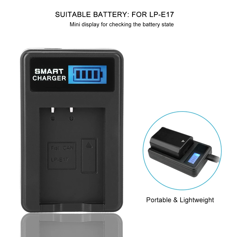 Зарядное устройство для аккумуляторов зарядное USB с одним слотом и умным