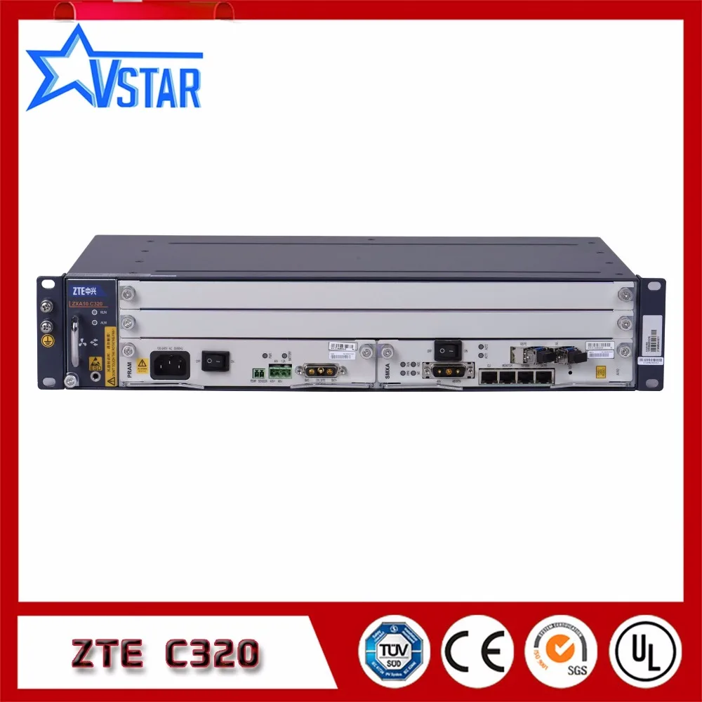 Zte C320 OLT 1GE SMXA карты* 1 шт с коляска AC+ источник питания постоянного тока с одним GTGO