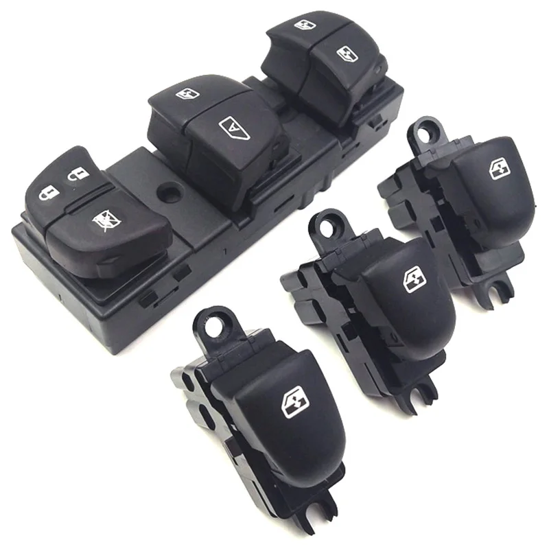 

Auto Power Window Switch For Nissan Qashqai/Altima/Sylphy/Tiida/X-Trail Yellow Light