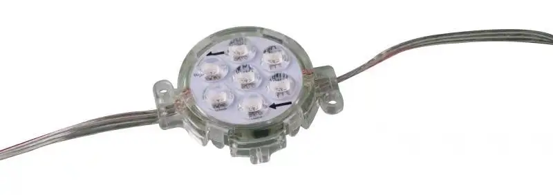 #cheap Waterproof IP65 5050 RGB UCS1903 IC LED Module Exposed Point Light Source DC12V 24V LED Pixel Light 26MM 35MM Diameter 20pcs lot