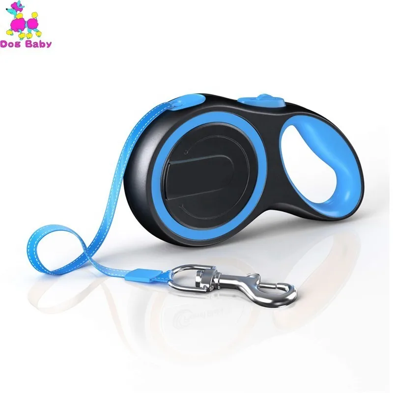 

3/5M Reflective Pet Dog Leashes For Large Dogs Automatic Extending Traction Rope Strong Retractable Big Dog Pet Walking Leads