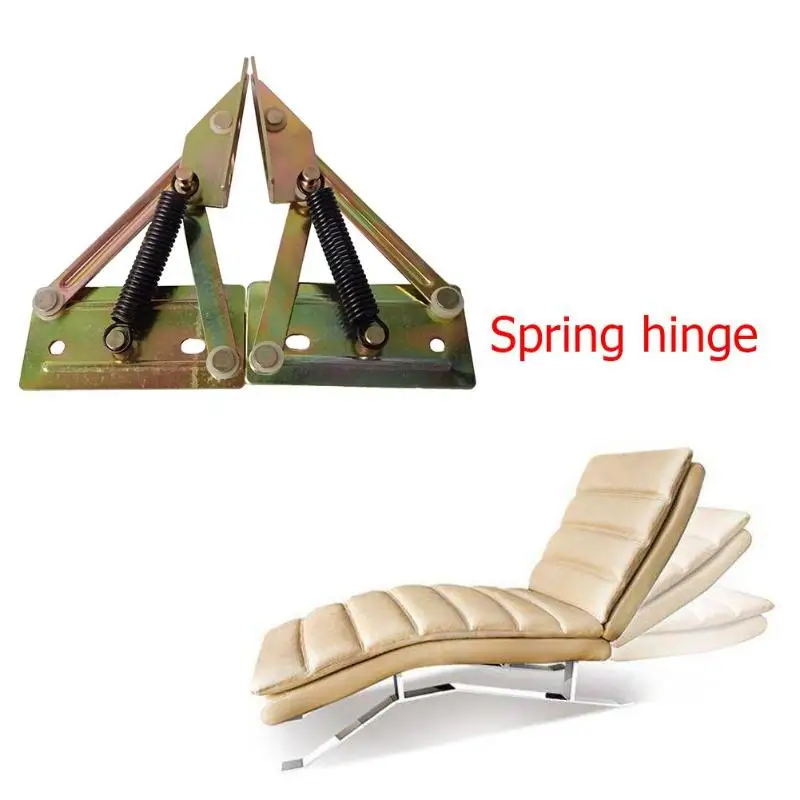 

2pcs Hinges Multi-functional Iron Spring Folding Sofa Tea Table Hinges Furniture Connecting Hardware Fittings Connection