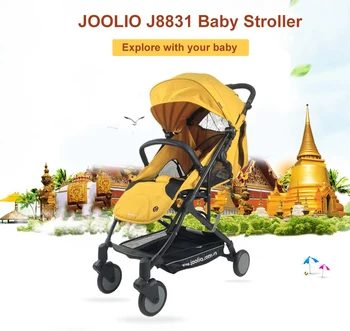 

JOOLIO J8831 Foldable 0 - 36 Months Four Wheels Baby Stroller Lightweight Breathable Waterproof Sunproof Baby Stroller 2019