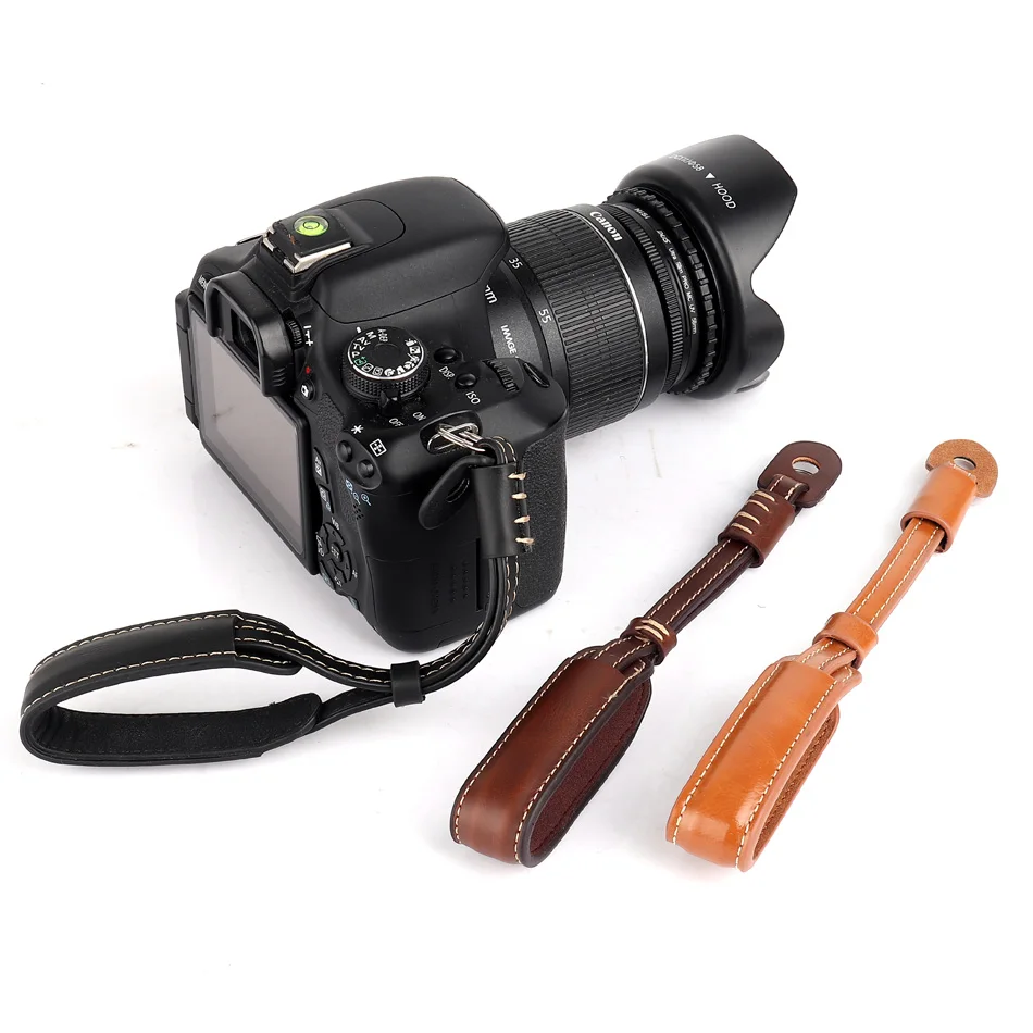 Камера ремень из искусственной кожи Камера ремешок на запястье сцепление для цифровой однообъективной зеркальной камеры Canon EOS 5D Mark III IV 7D 6D II 200D 100D 80D 77D 70D 60D M100 M50 M6