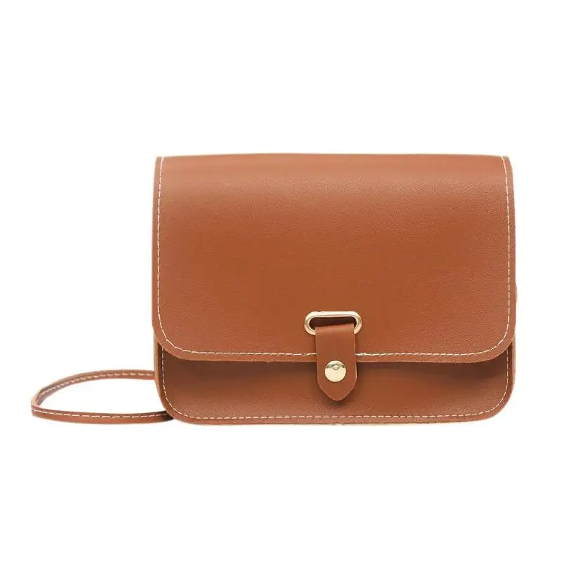 المرأة الصلبة جلدية Crossbody حقيبة 2019 الإناث الأزياء رسول الكتف أكياس الهاتف عارضة بسيطة حقيبة حقيبة