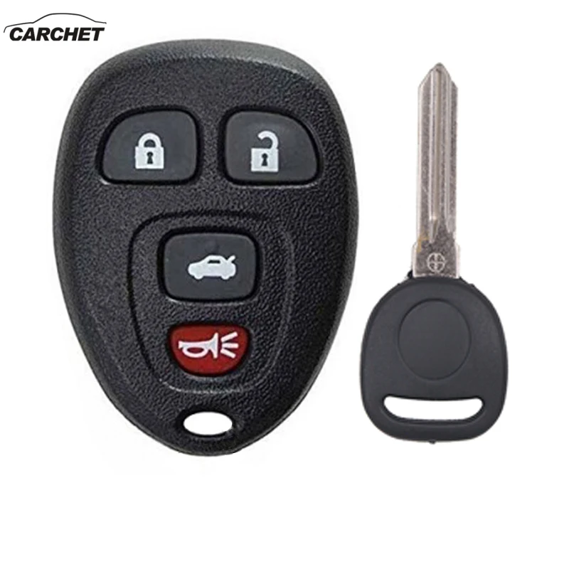 CARCHET черный дистанционный ключ для автомобиля с 4 кнопками для chevrolet, pontiac G5 для Кольца Сатурна Buick автомобиль doorremote Управление ключи