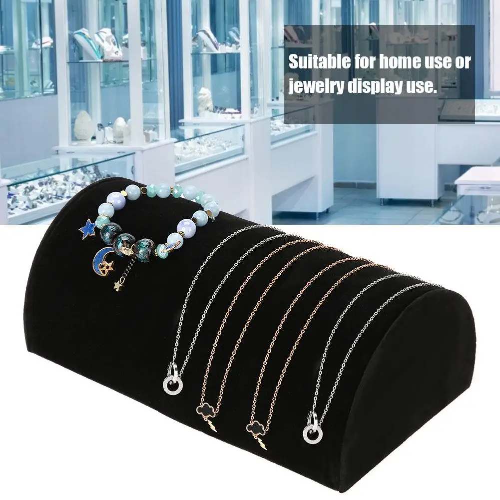 

Flannel Jewelry Bracelet Watch Bangle Display Holder Stands Showcase T-bar Storage Necklace Bangle Jewelry Organizer Dropship