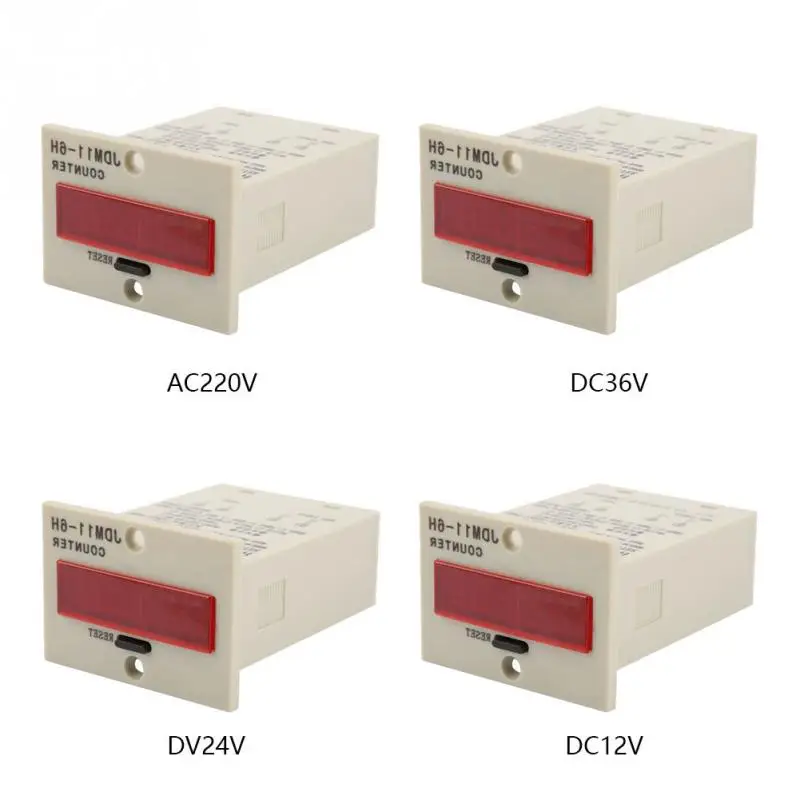 

JDM11-6H 6 Digit Display Electronic Counter Tool AC220V / DC36V / DC 24V / DC 12V Professional