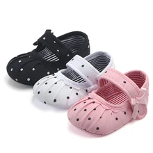 Обувь для новорожденных девочек из хлопка и кружева; нескользящие повседневные кроссовки с мягкой подошвой