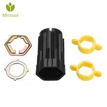 Mrosaa инструмент для установки смесителя и раковины, трубный ключ, черный трубный ключ+ металлические аксессуары+ желтый гаечный ключ, кран для ремонта, набор инструментов