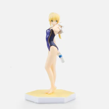 

Fate/stay night Saber Bikini Swim Ver. Figure Japan Anime Model Lovely Action Figures Collectible Model Kids Toys