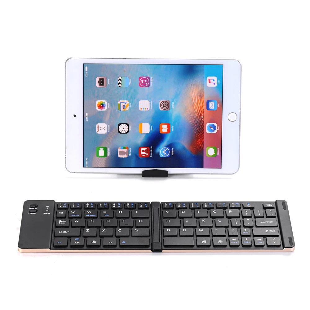 

IOS/Android/Windows Tablet Keyboard For Universal Wireless Bluetooth Ultra-thin Portable Folding Keyboard +gifts