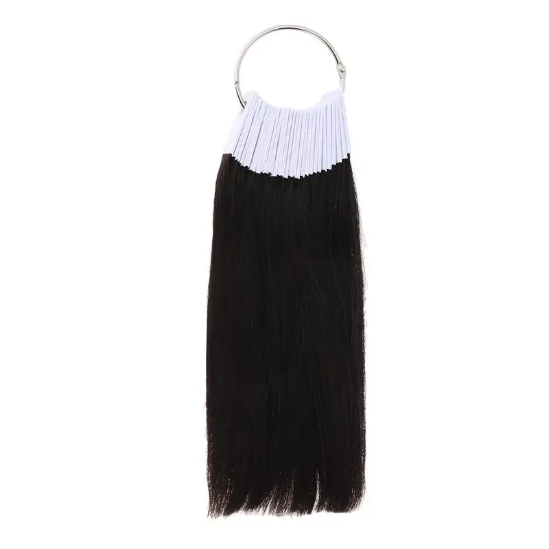 

30pcs Hair Color Rings Human Hair Swatches Testing Color Samples (9 Degree Color)